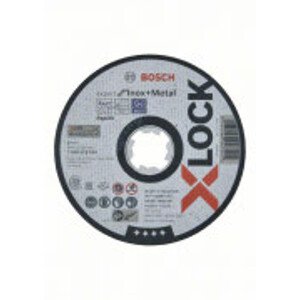Dělící kotouč rovný Bosch X-LOCK Expert for Inox+Metal 125×1×22,23 AS 60 T INOX BF 2608619264