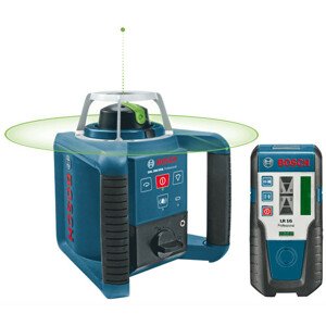 BOSCH GRL 300 HVG zelený rotační laser + přijímač