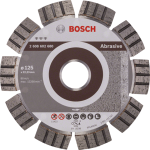 BOSCH DIA kotouč Best for Abrasive 125mm (22.23/2.2 mm)