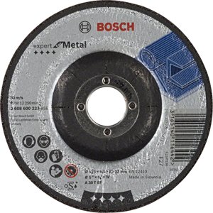 BOSCH 125x22,23mm brusný kotouč na kov Expert for Metal (6 mm)