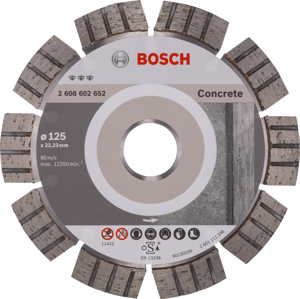 BOSCH 125x22,23mm DIA kotouč na rychlé řezání betonu Best for Concrete
