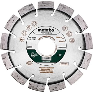 METABO 115x22.23mm DIA řezný kotouč "UP" (628558000)