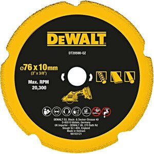 DeWALT DT20590 76x10mm diamantový kotouč pro DCS438 (1 ks)