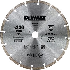 DeWALT DT3731 230x22,23mm DIA kotouč na řezání betonu a cihel