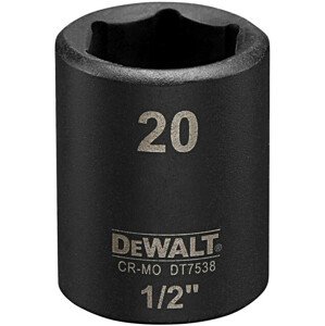 DeWALT 1/2 nástrčná hlavice 19 x 38 mm | Extreme Impact